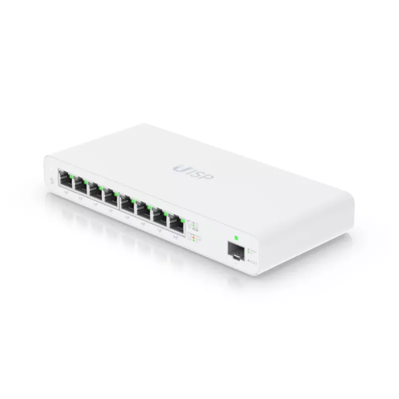 Ubiquiti Networks UISP valdomas L2 gigabitinis eternetas (10/100/1000) maitinimas per eternetą (PoE) baltas (UISP-S-EU)