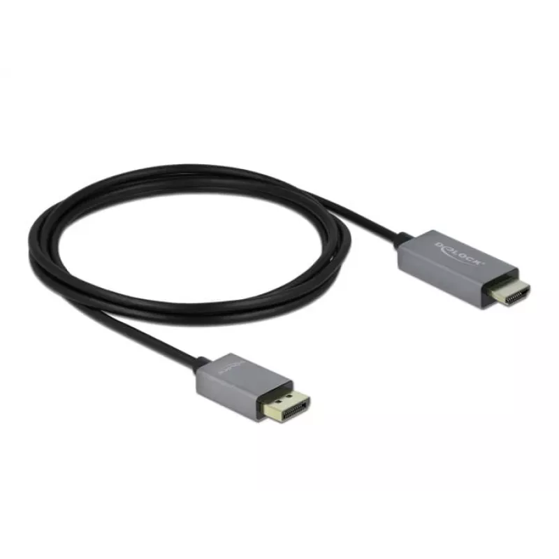 DisplayPort į HDMI kabelis DeLOCK Active 1.4 4K 60Hz 2m