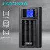 UPS QOLTEC Gryna sinusinė banga 3 kVA 2400 W su AVR ir LCD ekranu