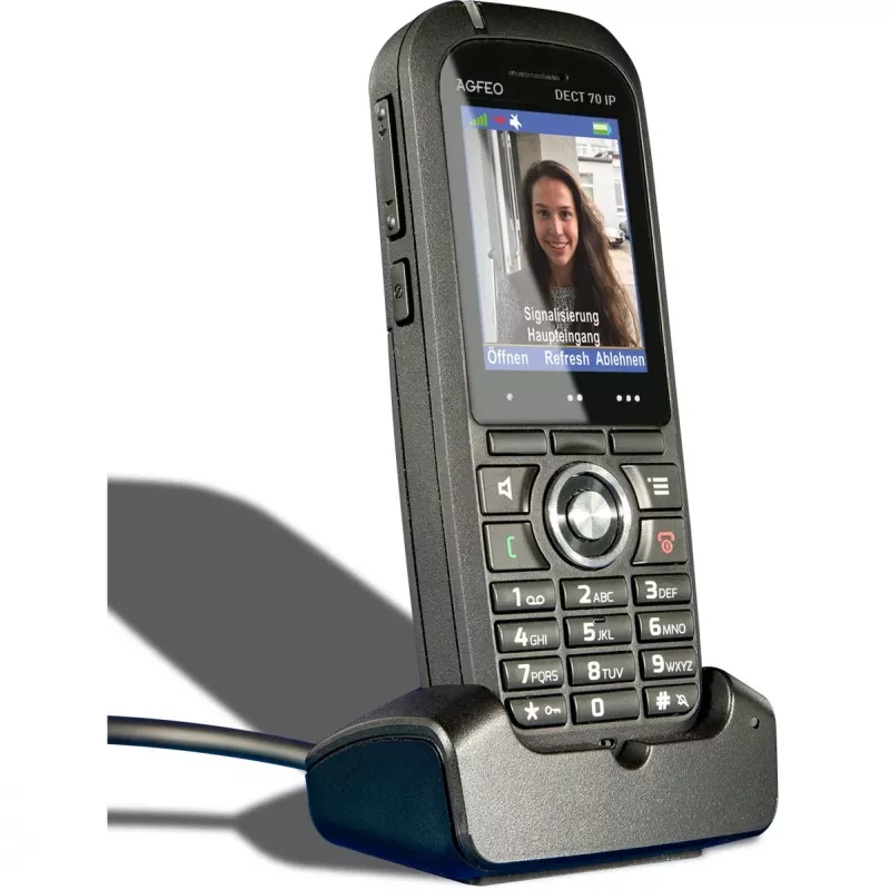 IP telefonas AGFEO DECT 70 IP juodas