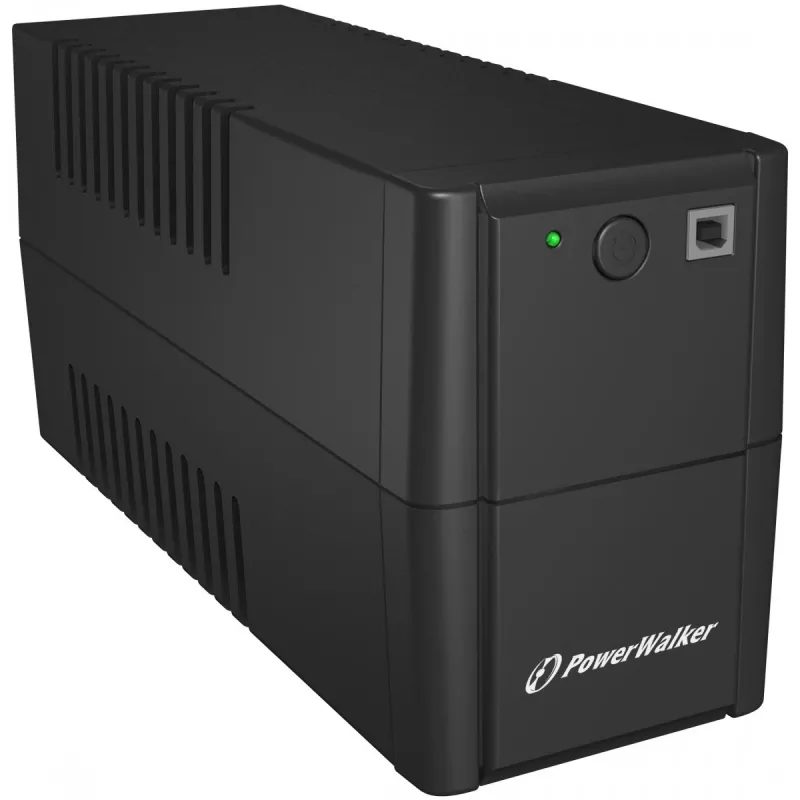 PowerWalker 10121070 nepertraukiamo maitinimo šaltinis (UPS) Line-Interactive 0,85 kVA 480 W 2 kintamosios srovės lizdai (-ų)