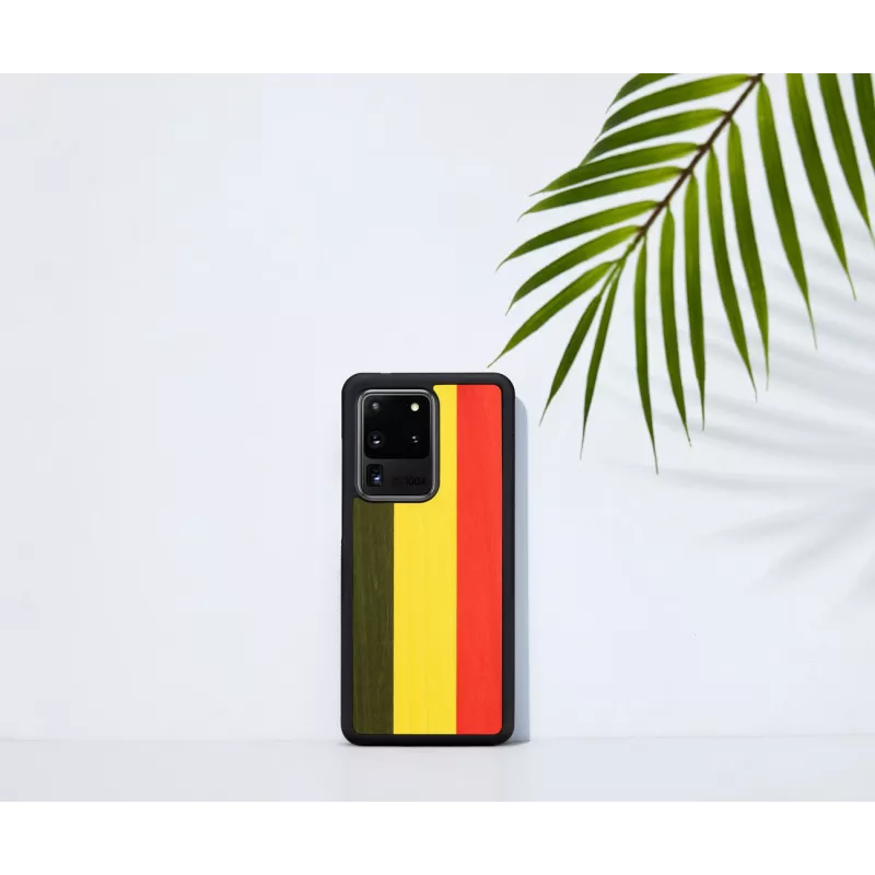 Man and Wood telefono dėklas Samsung Galaxy S20 Ultra — reggae Juoda