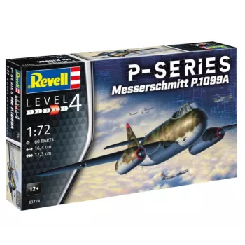 Plastikinis lėktuvo modelis REVELL Messerschmitt P.1099A-P-SER mastelis 1/72