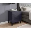 Naktinis staliukas cama meble NOVA 44×40×52 cm, 1 stalčius, tamsiai mėlynas matinis
