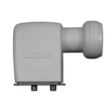 Preisner SP42EN žemo triukšmo blokinis keitiklis (LNB) 10,7 - 11,7 GHz pilkas