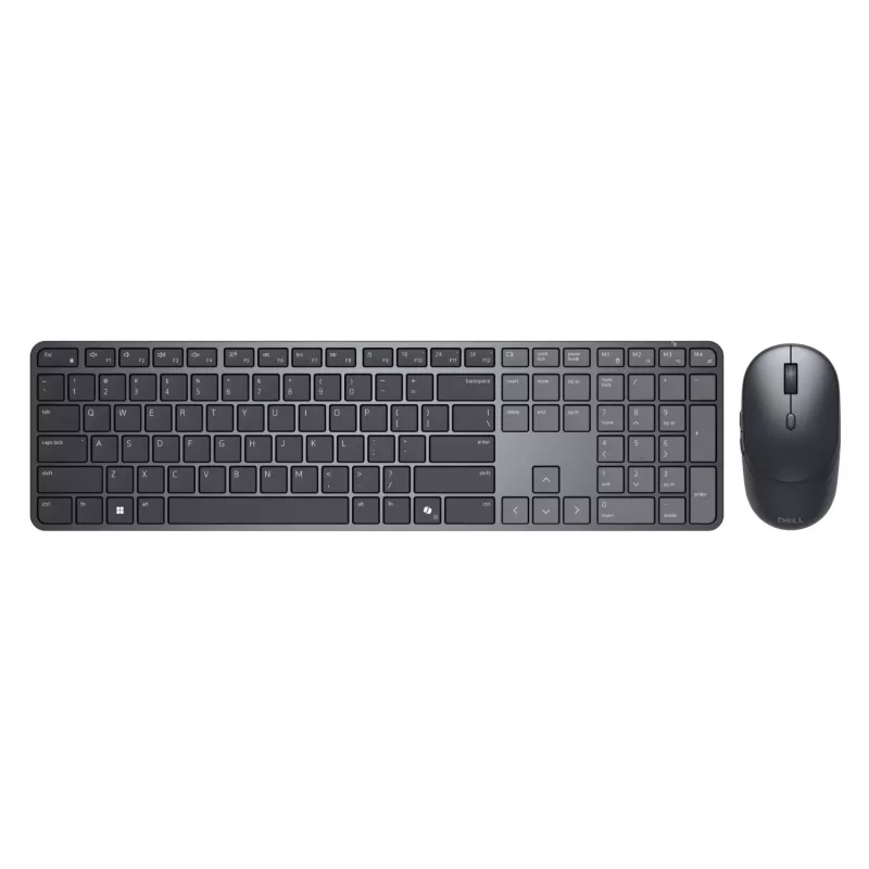 DELL Pro 7 plonas KM726 klaviatūra, pelė komplekte Namams/Biurui RF belaidė + Bluetooth QWERTY US International juoda