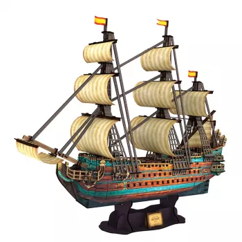 PUZZLE 3D burlaivis „San Felipe“ iš Ispanijos Armados