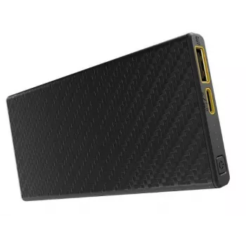 Nešiojama išorinė baterija Nitecore CARBO 10000 — ličio jonų 10000 mAh, 38 W PD, USB‑A + USB‑C, pilka