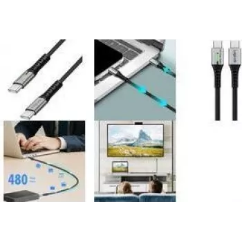 Logilink CU0425 USB laidas, juodas