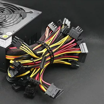 Maitinimo blokas QOLTEC Gaming Miner 1600W Gold, 1600 W, ATX, auksinis efektyvumas