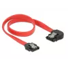SATA laidas DeLOCK 83963 0,3 m SATA 7 kontaktų Juoda Raudona