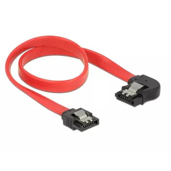 SATA laidas DeLOCK 83963 0,3 m SATA 7 kontaktų Juoda Raudona
