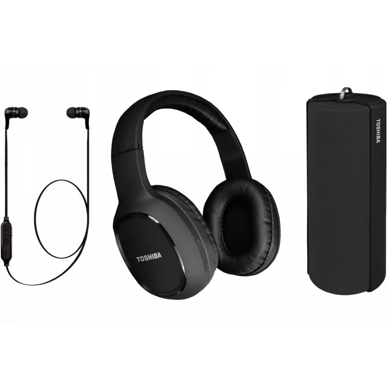 Ausinės Toshiba Triple Pack HSP-3P19-II Juoda