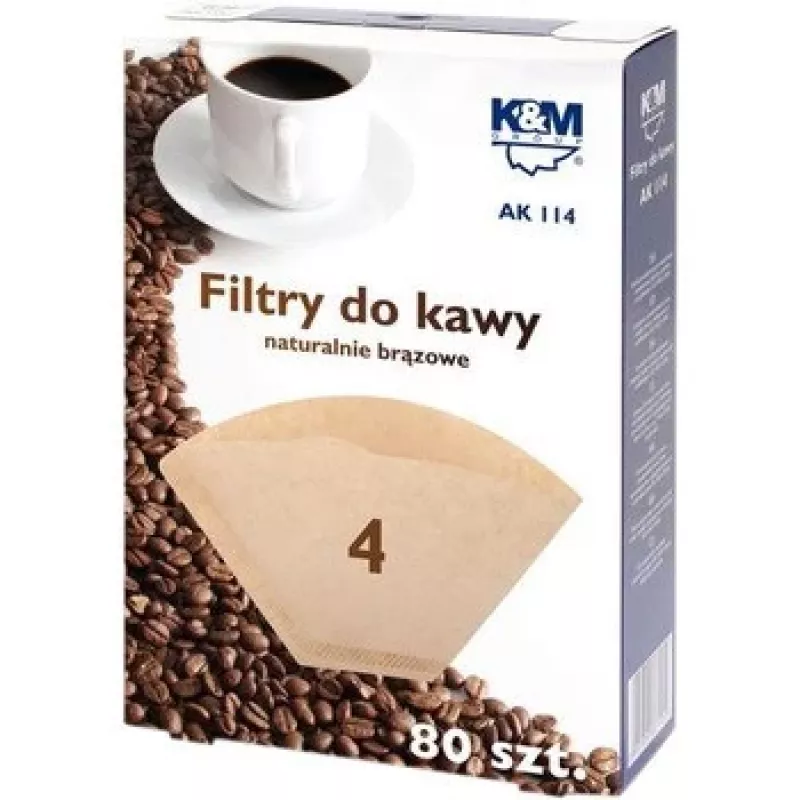 Coffee Filters for Coffee Machine K&m Dydis 4 80 vnt.