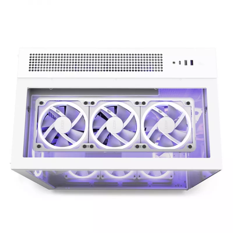 PC dėklas NZXT H9 Elite Midi Tower baltas