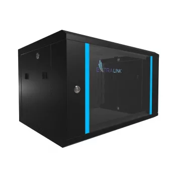 Sieninis stovas Extralink 6U 600x450 juodas