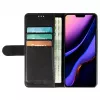 Telefono dėklas-piniginė Krusell, skirta Apple iPhone 12 Pro Max — juoda, aplanko tipo dėklas su kortelių kišene