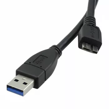 ROLINE - USB laidas - 9 kontaktų USB Type A (V) - 10 kontaktų Micro-USB Type B (V) - 3 m (USB 3.0) - Juoda (11.02.8877)