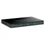TRENDnet 52 prievadų gigabitinis interneto išmanusis 740W PoE+ komutatorius su 10G - Komutatorius - 1 Gbps