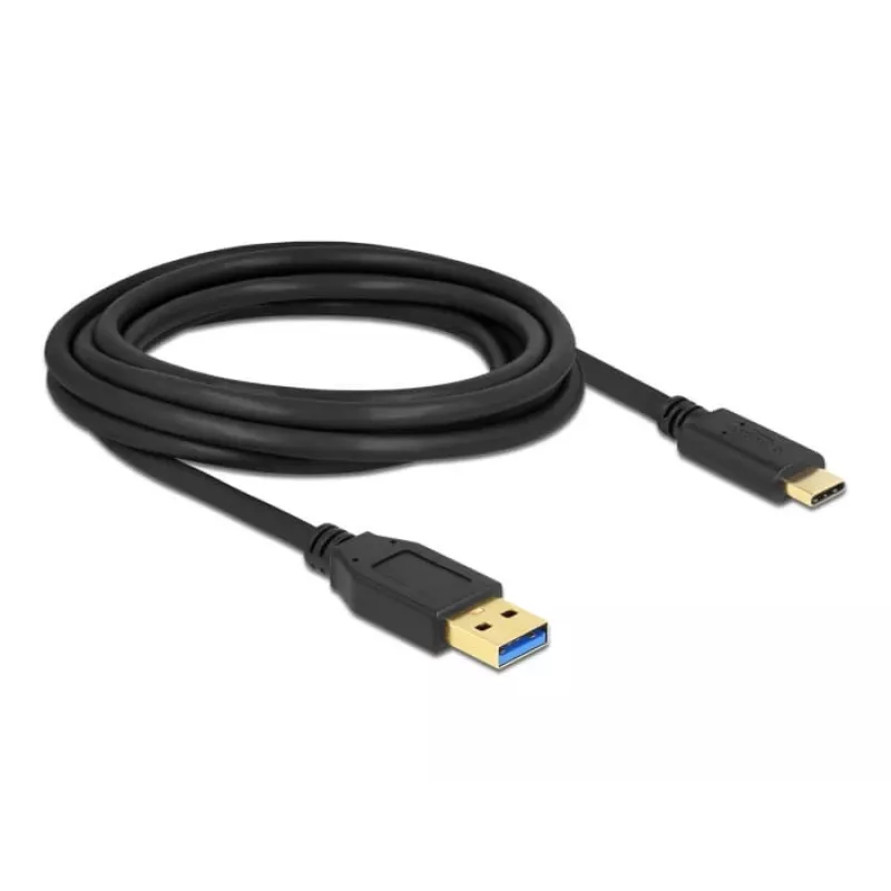 USB laidas DeLOCK SuperSpeed USB 3.2 Gen 2 Type-A į Type-C 3 m