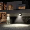 Maclean MCE442 saulės energija maitinamas LED prožektorius su judesio jutikliu, sieninis šviestuvas, prieblandos jutiklis, IP44, 6W, 6000K