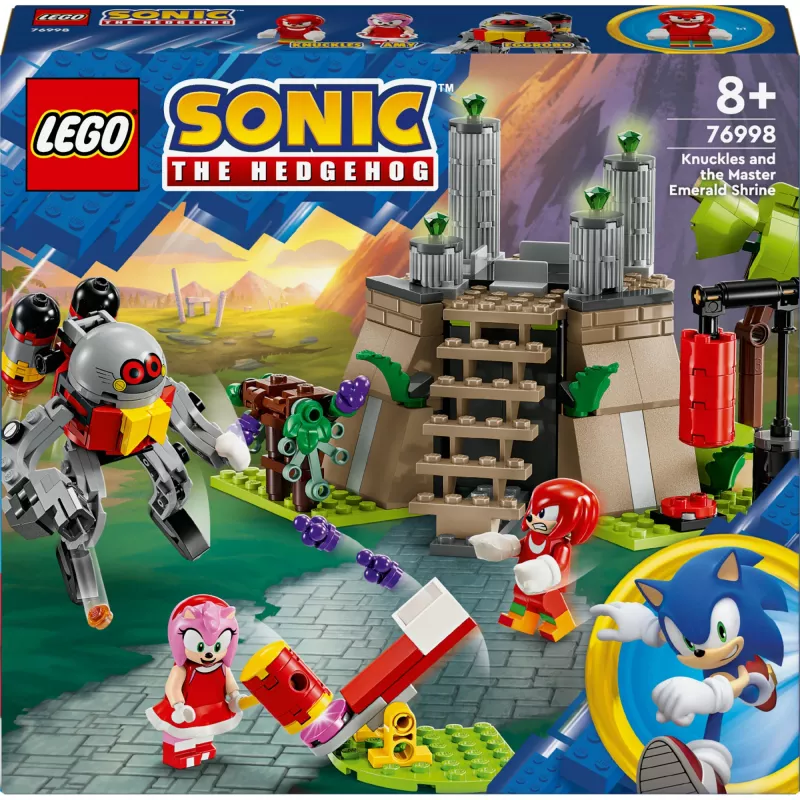 LEGO SONIC THE HEDGEHOG 76998 Knuckles ir Pagrindinio Smaragdo šventovė