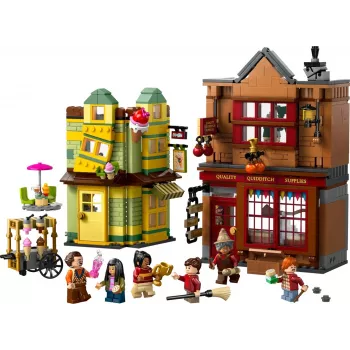 LEGO Harry Potter 76452 Kvidičo reikmenų ledų salono mini konstruktorius, 795 dalys, 6 minifigūrėlės, amžius 8+