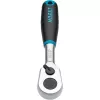 HiPer Fine-Tooth Reversible Ratchet 863HP, 1/4 (juoda / mėlyna, darbo kampas 4°, rutulinis fiksatorius)