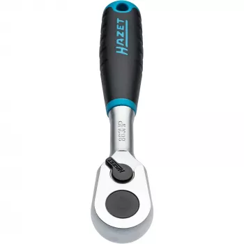 HiPer Fine-Tooth Reversible Ratchet 863HP, 1/4 (juoda / mėlyna, darbo kampas 4°, rutulinis fiksatorius)