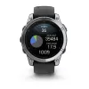 Garmin Fenix E 3.3 cm (1.3) AMOLED 47 mm skaitmeninis 416 × 416 pikselių jutiklinis ekranas nerūdijantis plienas Wi-Fi GPS (palydovinis)