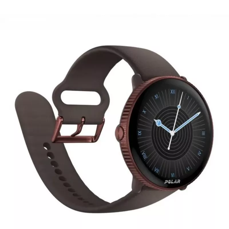 Polar Ignite 3 Titanium Brown Leather M/L