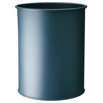 Šiukšliadėžė Durable 330158 15 L apvali metalinė antracitinė