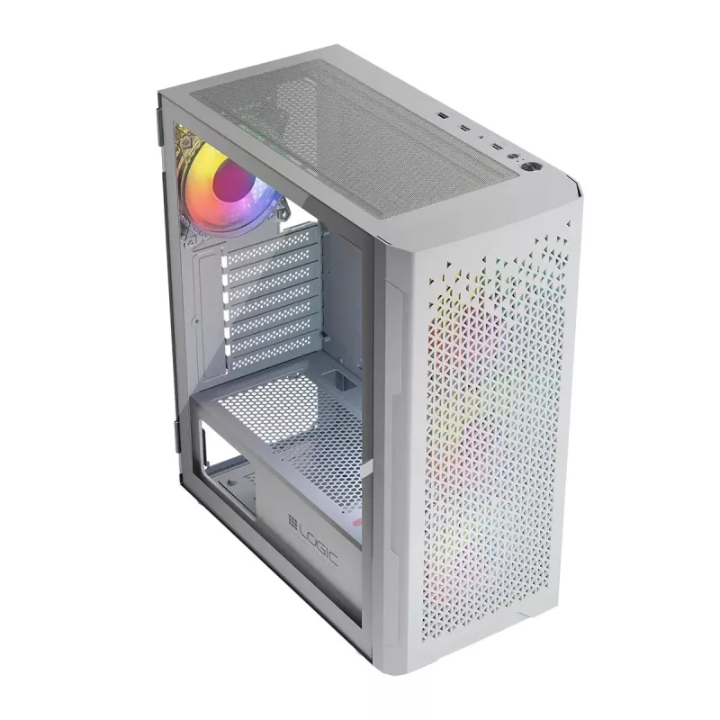 Logic ARAMIS ARGB MINIDI USB 3.0 korpusas, baltas