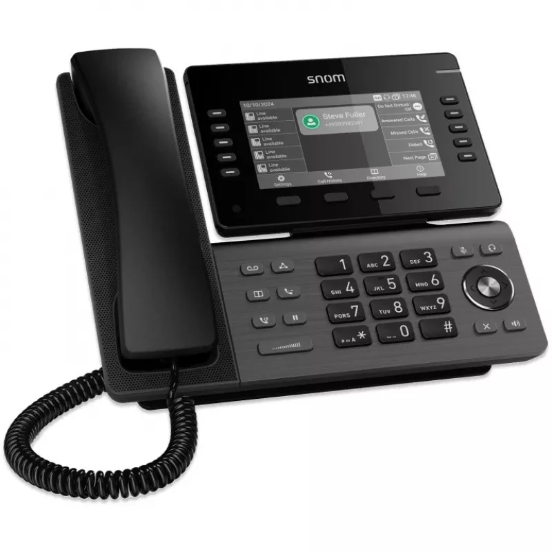 Snom D815W IP telefonas Juodas TFT Wi-Fi