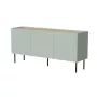 Komoda cama meble FELLINI 150×40×70 cm, alyvinė su alyvuotu ąžuolo viršumi, MDF korpusas