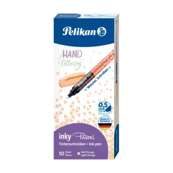 Tušinukas lazdelinis Pelikan Inky 273 Oranžinis 10 vnt.