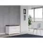 Closed shoe cabinet top e shop OPAL SZAFKA BIEL — White, particle board, W850×H450 mm, 16 mm frame