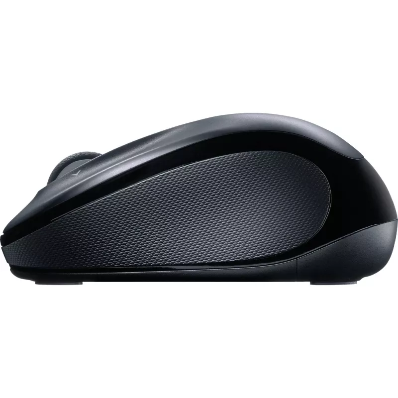 LOGITECH M325s pelė, tinkama dešinei ir kairei rankai, optinė, 5 mygtukai, belaidė, 2,4 GHz, USB belaidis imtuvas, tamsiai pilka
