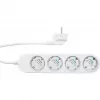 Išmanusis 12A „Shelly Power Strip 4 Gen4 Zigbee/Matter“ maitinimo lizdas