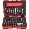 Varžtų išėmimo rinkinys ks tools 150 1/4 colio 10 mm 34 dalių pažeistiems ir apvalintiems varžtams