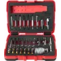 Varžtų išėmimo rinkinys ks tools 150 1/4 colio 10 mm 34 dalių pažeistiems ir apvalintiems varžtams