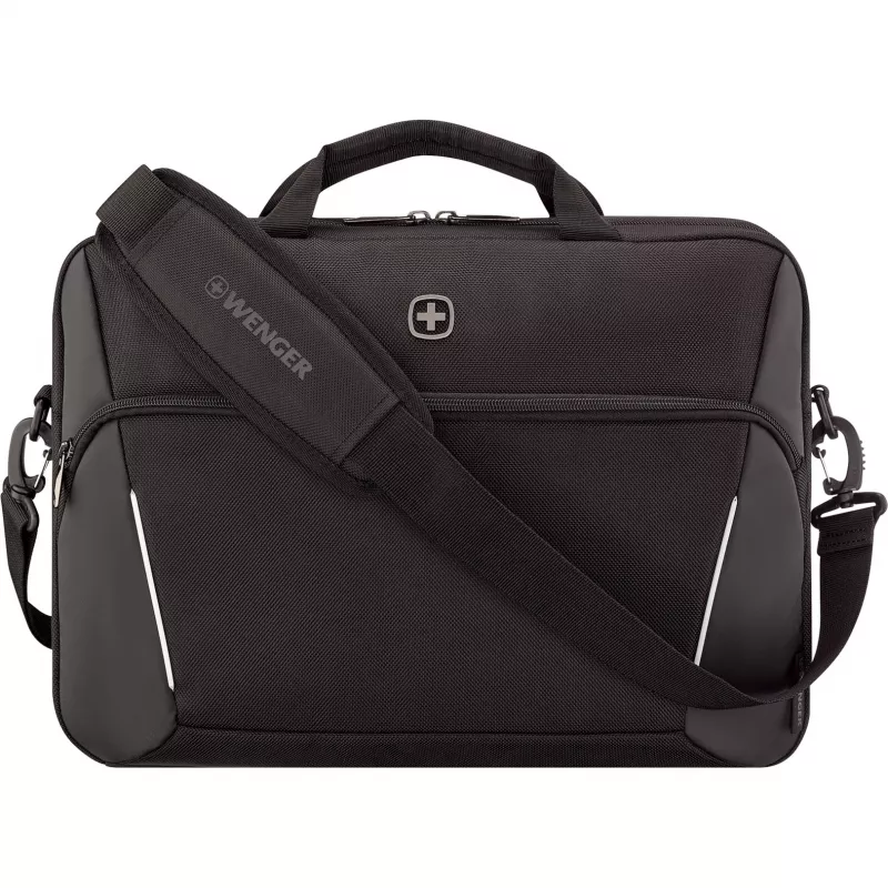 Nešiojamojo kompiuterio portfelis Wenger XE Compact Brief 16 su planšetės kišene, juodas
