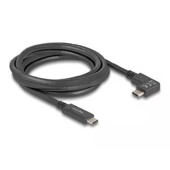 DeLOCK USB laidas USB Type-C kištukas į USB Type-C kištuką kampuotas 2m 5Gbps 4K PD 60W