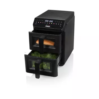 Princess Double Stack Airfryer | 182490 | Galia 3000 W | Talpa 11,2 L | Juoda