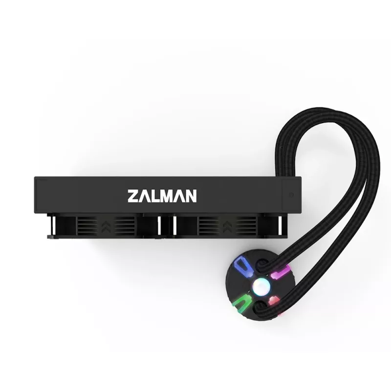 Zalman Reserator5 Z24 ARGB Juoda CPU skysčio aušintuvas, 240 mm radiatorius, 2 x 120 mm ventiliatorius