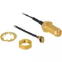 Antena DeLOCK RP-SMA WL I-PEX M / RP-SMA F juoda