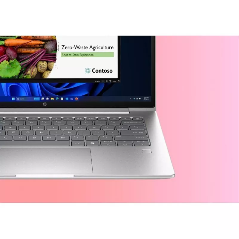 HP ProBook 4 G1i Notebook AI - 177° vyrių konstrukcija - Intel Core Ultra 5 225U / 1,5 GHz - Win 11 Pro - Intel Graphics - 16 GB RAM - 512 GB SSD NVMe - 35,6 cm (14 colių)