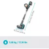 Akumuliatorinis daugiafunkcis valiklis AquaBrush Universal 18V P4A, kietų grindų valiklis Pilka/turquoise, Li-Ion akumuliatorius 2,5 Ah P4A, POWER FOR ALL ALLIANCE