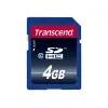 Transcend 4 GB SDHC Class 10 „Flash“ atmintis TS4GSDHC10