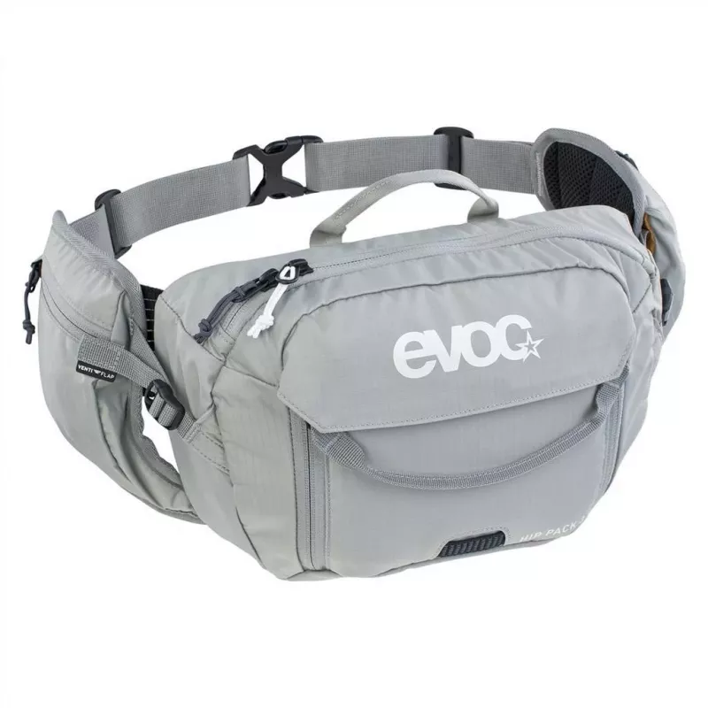 EVOC Hip Pack waist bag Mesh Nylon Ripstop Pilka 3L Unisex